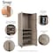 Manhattan Comfort Lee Module Wardrobe Closet in Rustic Grey, 3PK 3-WC00123-GY - alternate 6